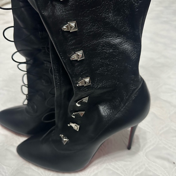 Louboutin Over the Knee All Leather Boots - Picture 3 of 11